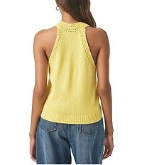 Splendid Talula Knit Crew Neck Sleeveless Tank Top