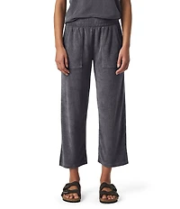 Splendid Taryn Terry Knit Mid Rise Cropped Lounge Pants