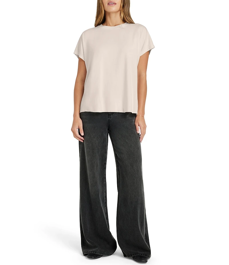 Splendid Tyra Knit Jersey Short Sleeve Tee