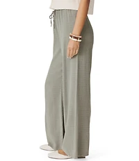 Splendid Valerie Linen Blend Mid Rise Drawstring Lounge Pants