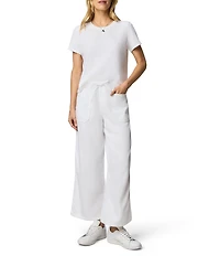 Splendid Wide Leg Ankle Length Denim Lounge Pants