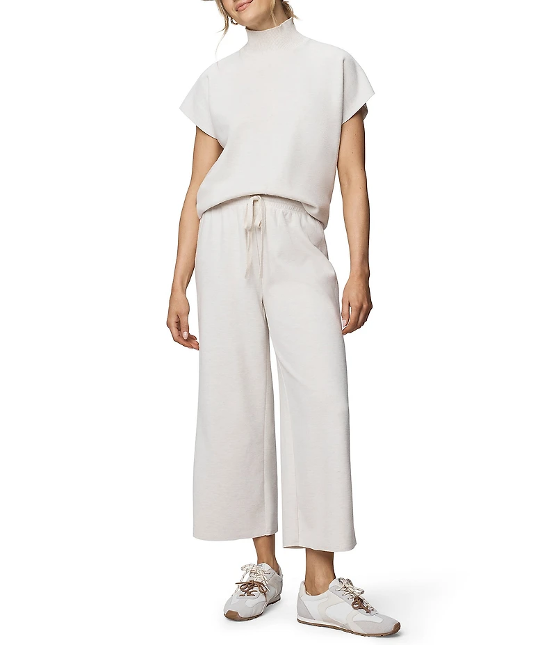 Splendid Winslow Knit Mid Rise Lounge Full Length Pants