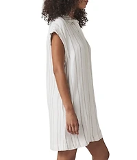 Splendid Wren Notch Collar Cap Sleeve A-Line Dress