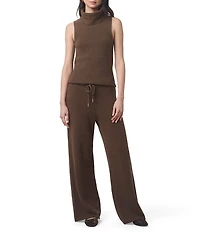 Splendid X Cella Jane Blog Boucle Knit Turtleneck Sleeveless Tank Top