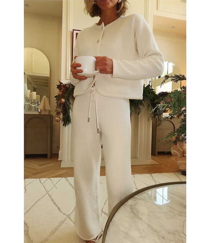 Splendid x Cella Jane Blog Boucle Mid Rise Lounge Full Length Pants