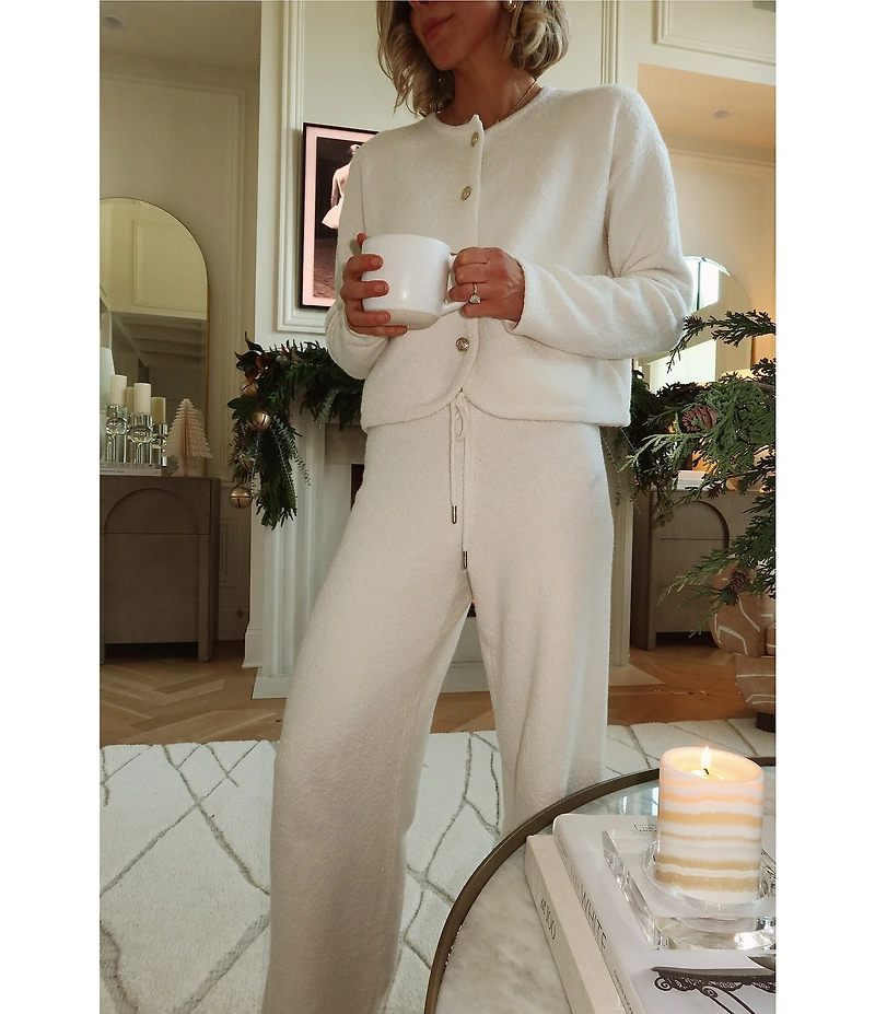 Splendid x Cella Jane Blog Boucle Mid Rise Lounge Full Length Pants