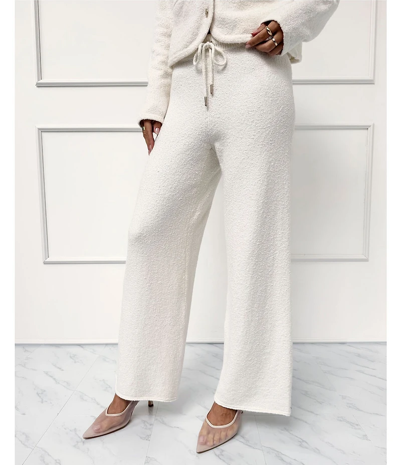 Splendid x Cella Jane Blog Boucle Mid Rise Lounge Full Length Pants