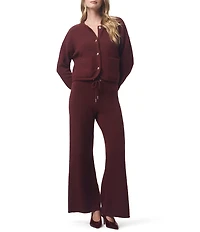 Splendid x Cella Jane Blog Boucle Mid Rise Lounge Full Length Pants