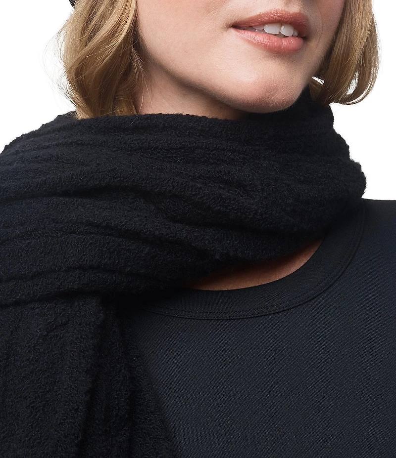 Splendid x Cella Jane Blog Boucle Wool Blend Cable Knit Scarf