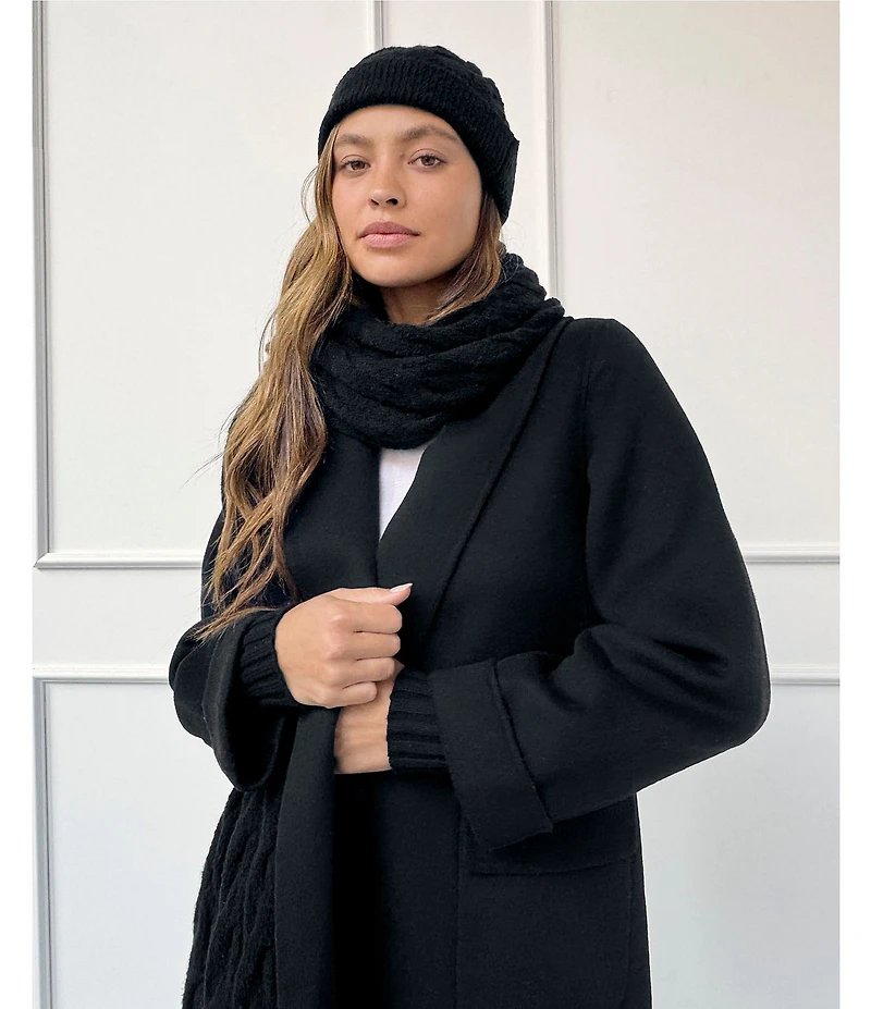 Splendid X Cella Jane Blog Cable Knit Beanie Hat