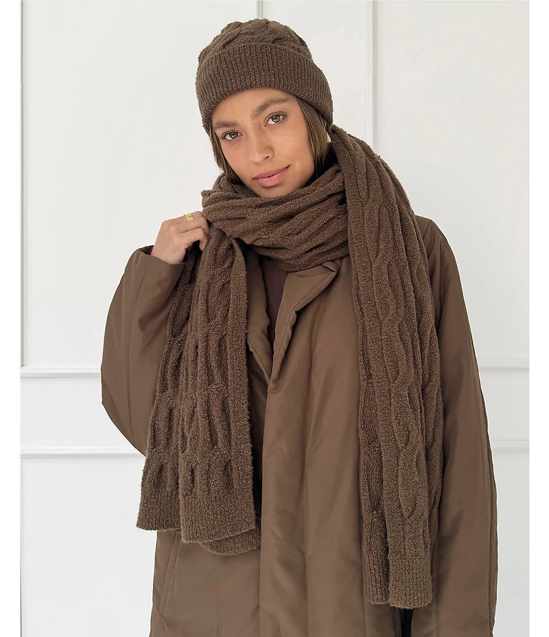 Splendid X Cella Jane Blog Cable Knit Beanie Hat