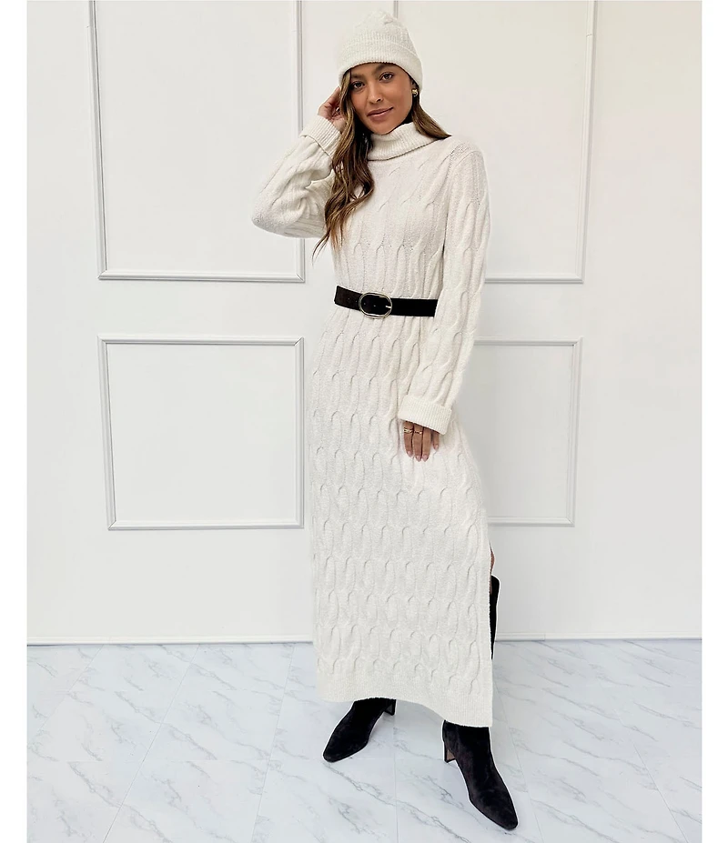 Splendid X Cella Jane Blog Cable Knit Beanie Hat