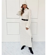 Splendid X Cella Jane Blog Cable Knit Beanie Hat