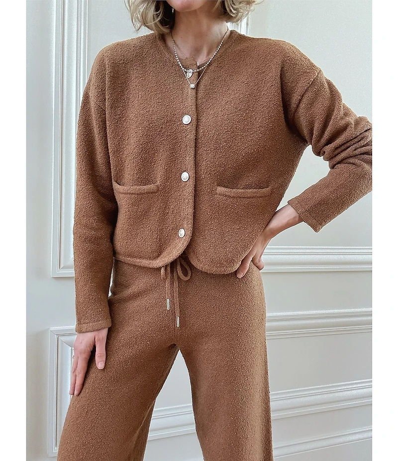 Splendid x Cella Jane Blog Crew Neck Long Sleeve Cardigan
