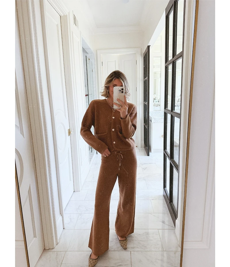 Splendid x Cella Jane Blog Crew Neck Long Sleeve Cardigan