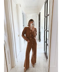 Splendid x Cella Jane Blog Crew Neck Long Sleeve Cardigan