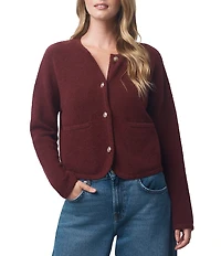 Splendid x Cella Jane Blog Crew Neck Long Sleeve Cardigan