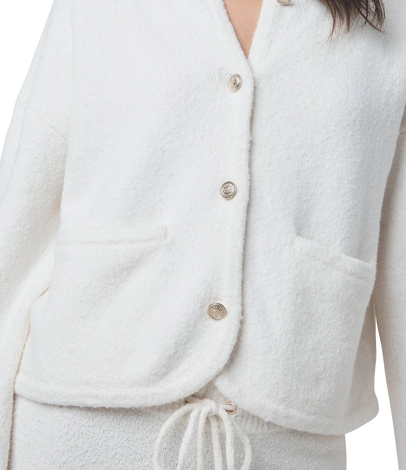 Splendid x Cella Jane Blog Crew Neck Long Sleeve Cardigan
