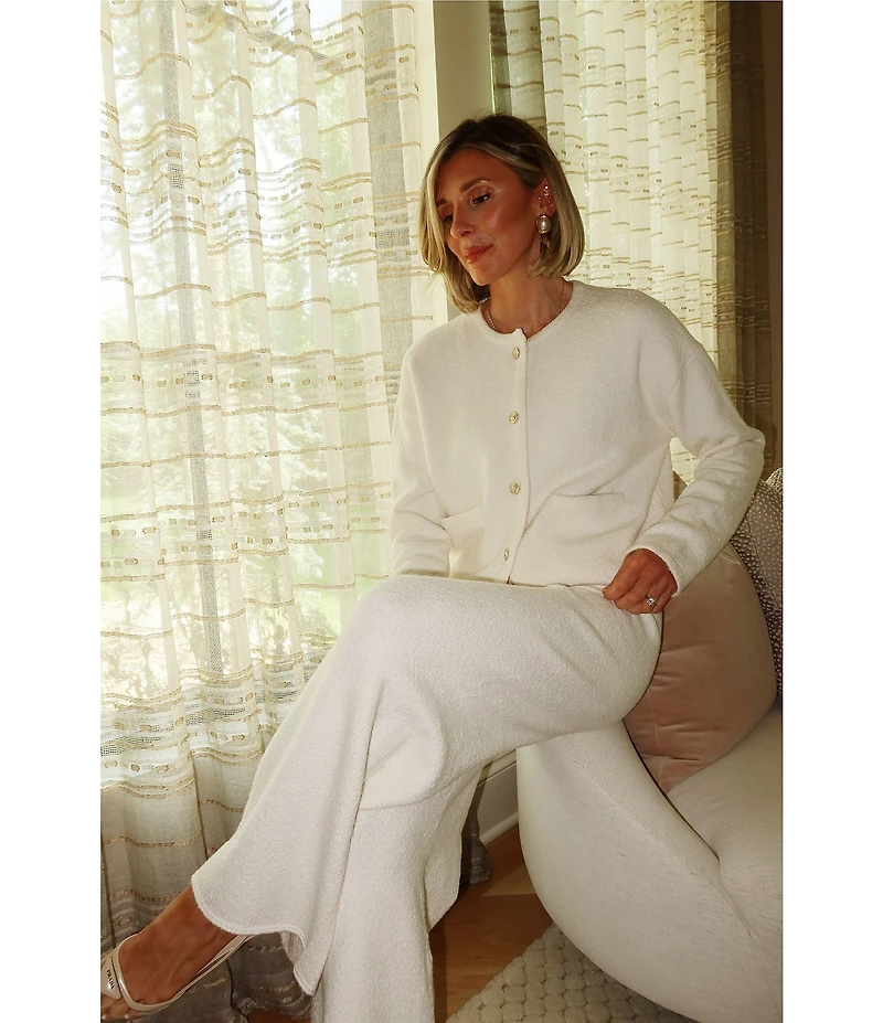Splendid x Cella Jane Blog Crew Neck Long Sleeve Cardigan