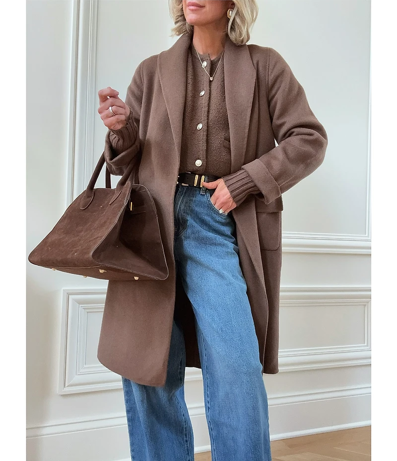 Splendid x Cella Jane Blog Crew Neck Long Sleeve Cardigan