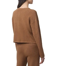 Splendid x Cella Jane Blog Crew Neck Long Sleeve Cardigan