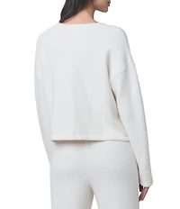 Splendid x Cella Jane Blog Crew Neck Long Sleeve Cardigan