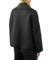 Splendid x Cella Jane Blog Icon Wool Shawl Collar Long Sleeve Coat