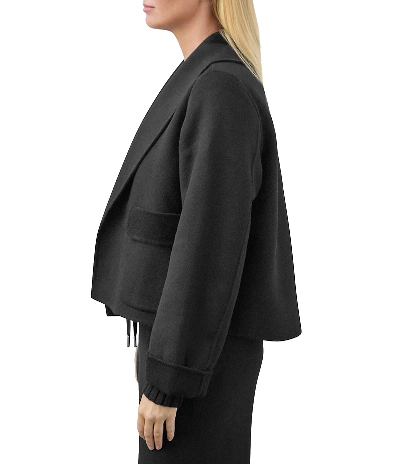Splendid x Cella Jane Blog Icon Wool Shawl Collar Long Sleeve Coat