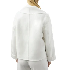 Splendid x Cella Jane Blog Icon Wool Shawl Collar Long Sleeve Coat
