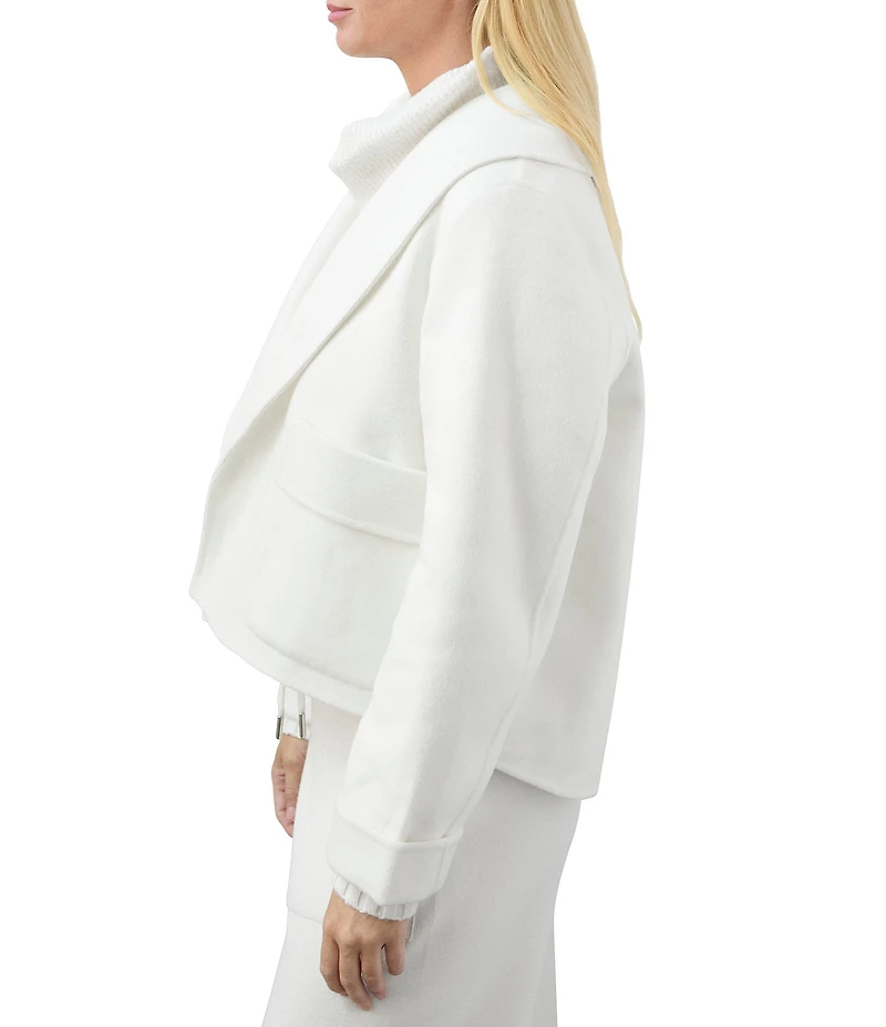 Splendid x Cella Jane Blog Icon Wool Shawl Collar Long Sleeve Coat