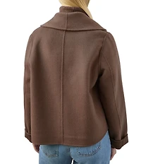 Splendid x Cella Jane Blog Icon Wool Shawl Collar Long Sleeve Coat