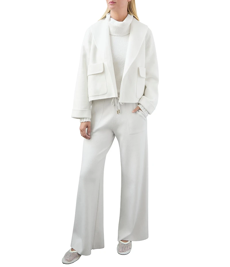 Splendid x Cella Jane Blog Icon Wool Shawl Collar Long Sleeve Coat