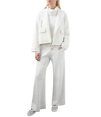 Splendid x Cella Jane Blog Icon Wool Shawl Collar Long Sleeve Coat