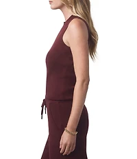 Splendid x Cella Jane Blog Knit Crew Neck Sleeveless Tank Top