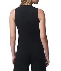 Splendid x Cella Jane Blog Knit Crew Neck Sleeveless Tank Top