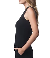 Splendid x Cella Jane Blog Knit Crew Neck Sleeveless Tank Top