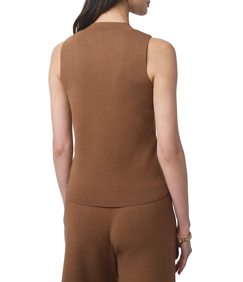 Splendid x Cella Jane Blog Knit Crew Neck Sleeveless Tank Top