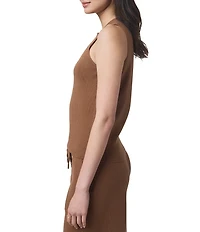 Splendid x Cella Jane Blog Knit Crew Neck Sleeveless Tank Top