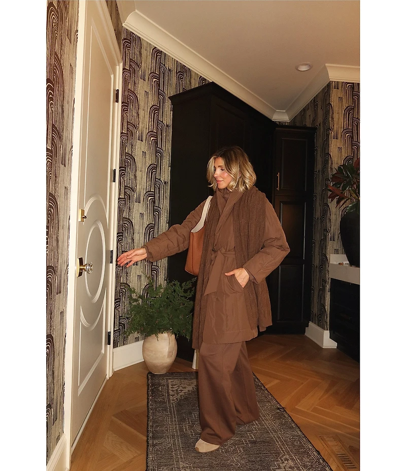 Splendid X Cella Jane Blog Knit Mid Rise Lounge Full Length Pants