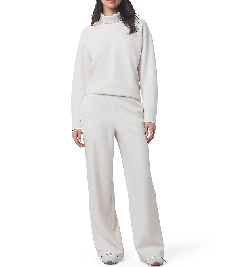 Splendid x Cella Jane Blog Knit Mock Neck Long Sleeve Shirt