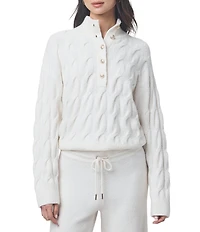 Splendid x Cella Jane Blog Knit V-Neck Long Sleeve Top