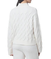 Splendid x Cella Jane Blog Knit V-Neck Long Sleeve Top