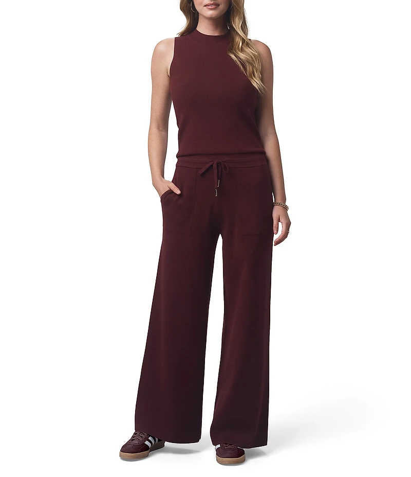 Splendid x Cella Jane Blog Mid Rise Wide Leg Lounge Full Length Pants