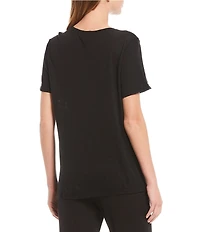 Splendid Zoe Knit Crew Neck Short Sleeve Tee