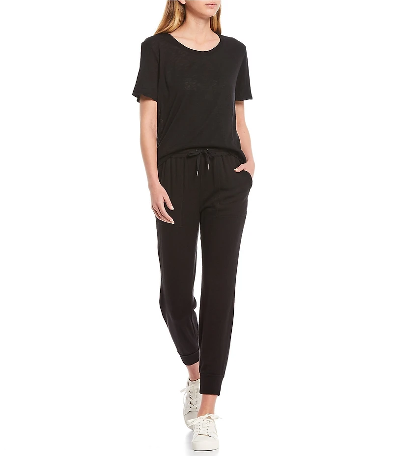 Splendid Zoe Knit Crew Neck Short Sleeve Tee