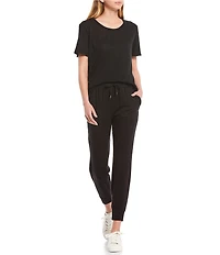 Splendid Zoe Knit Crew Neck Short Sleeve Tee