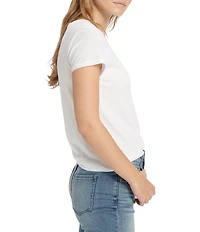 Splendid Zoe Knit Crew Neck Short Sleeve Tee