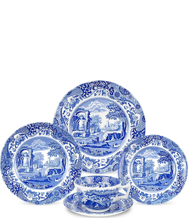 Spode Blue Italian Chinoiserie 5-Piece Place Setting