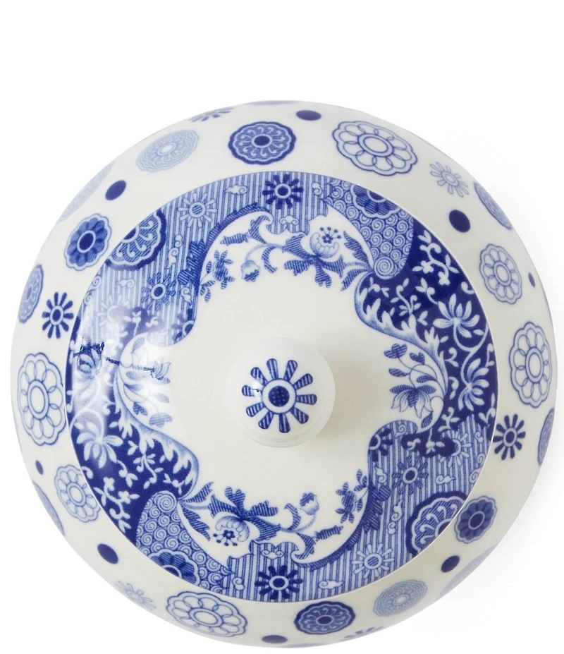 Spode Blue Italian Brocato Collection Mini Vase