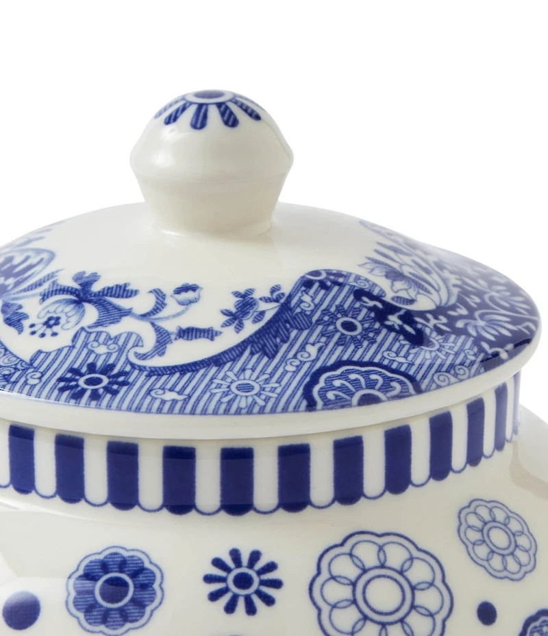 Spode Blue Italian Brocato Collection Mini Vase